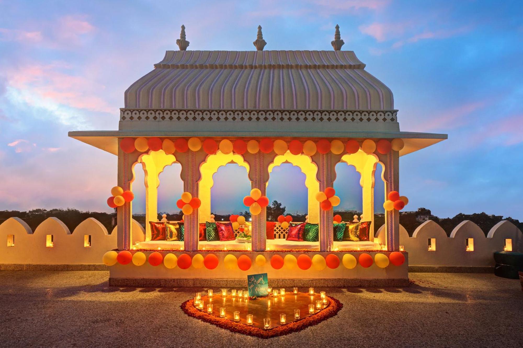 Sarang Palace - A Luxury Boutique Hotel Jaipur Luaran gambar